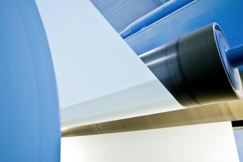 Roller in paper industrie INOMETA